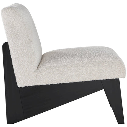 Chapman Cream Boucle Fabric Accent Chair