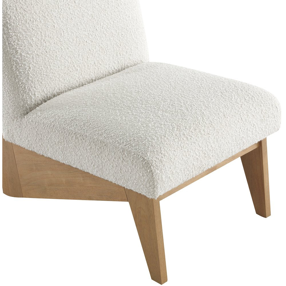 Chapman Cream Boucle Fabric Accent Chair