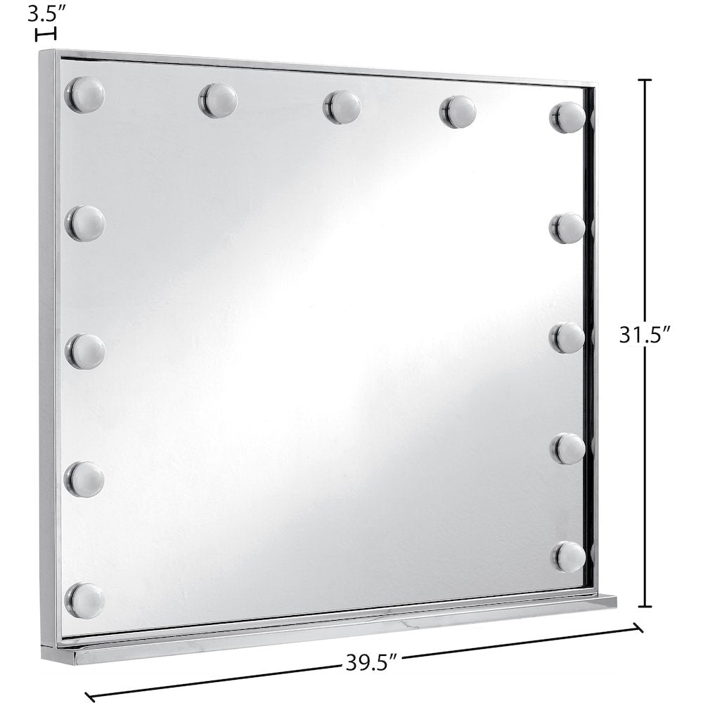 Hollywood Chrome Mirror