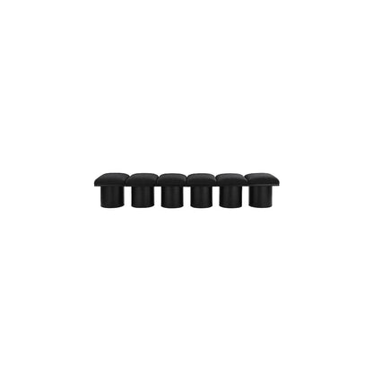 Pavilion Black Boucle Fabric Bench