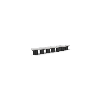 Pavilion Cream Boucle Fabric Bench