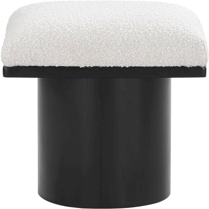 Pavilion Cream Boucle Fabric Bench/Stool