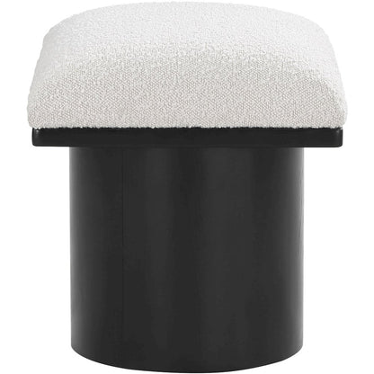 Pavilion Cream Boucle Fabric Bench/Stool
