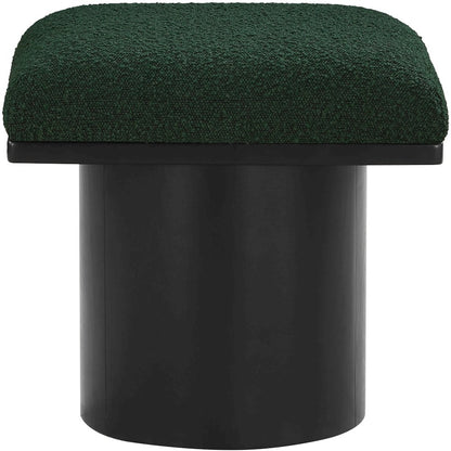 Pavilion Green Boucle Fabric Bench/Stool
