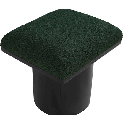 Pavilion Green Boucle Fabric Bench/Stool