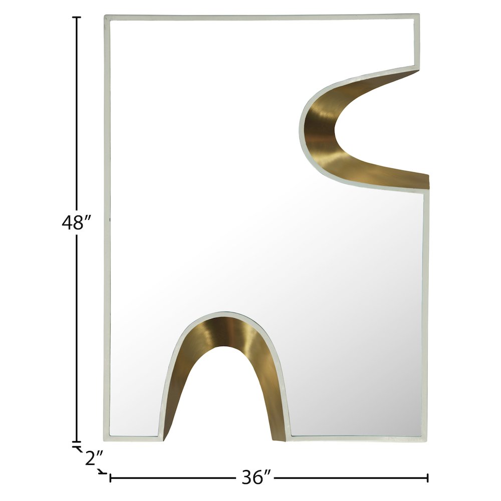 Soleil Cream Mirror