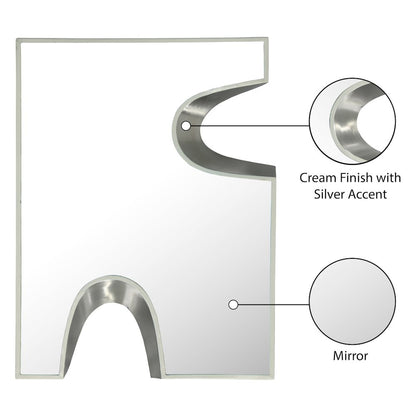Soleil Cream Mirror