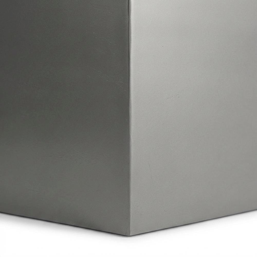 Contemporary Coffee Table with Brushed Chrome Finish and Durable Construction