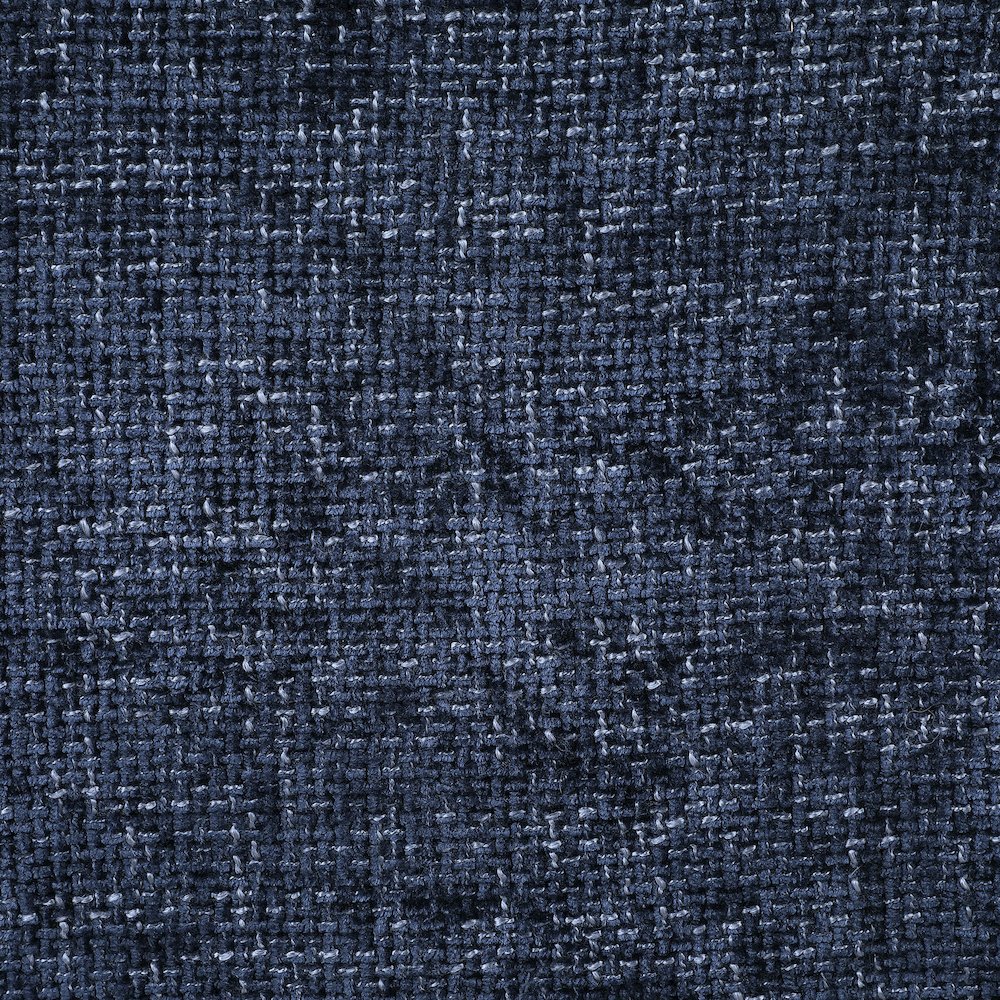 Alessandra Navy Chenille Fabric Swivel Accent Chair