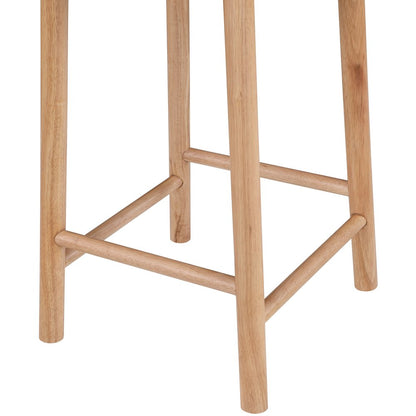 Calvin Black Vegan Leather Stool