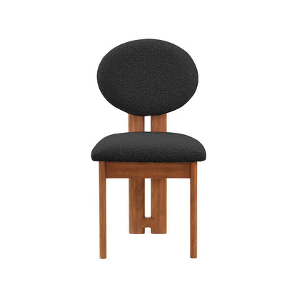 Napa Black Boucle Fabric Dining Chair, Set of 2