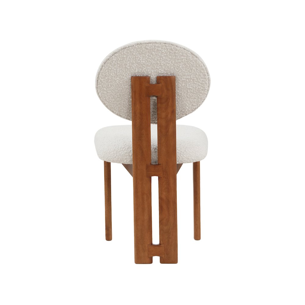 Napa Cream Boucle Fabric Dining Chair, Set of 2