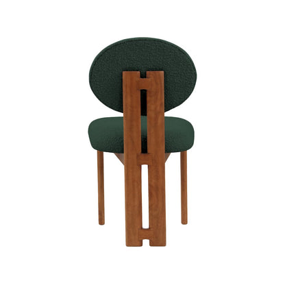 Napa Green Boucle Fabric Dining Chair, Set of 2