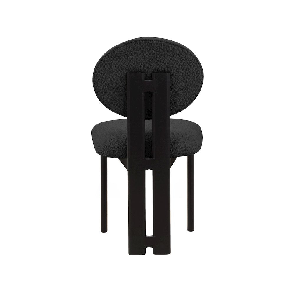 Napa Black Boucle Fabric Dining Chair, Set of 2