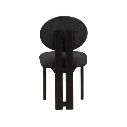 Napa Black Boucle Fabric Dining Chair, Set of 2