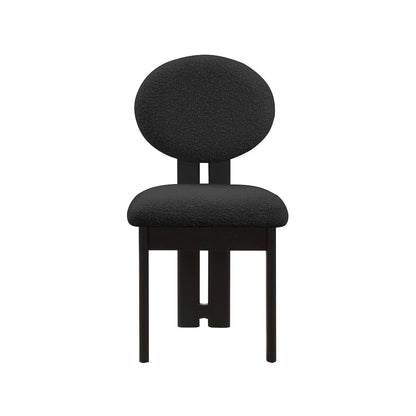 Napa Black Boucle Fabric Dining Chair, Set of 2
