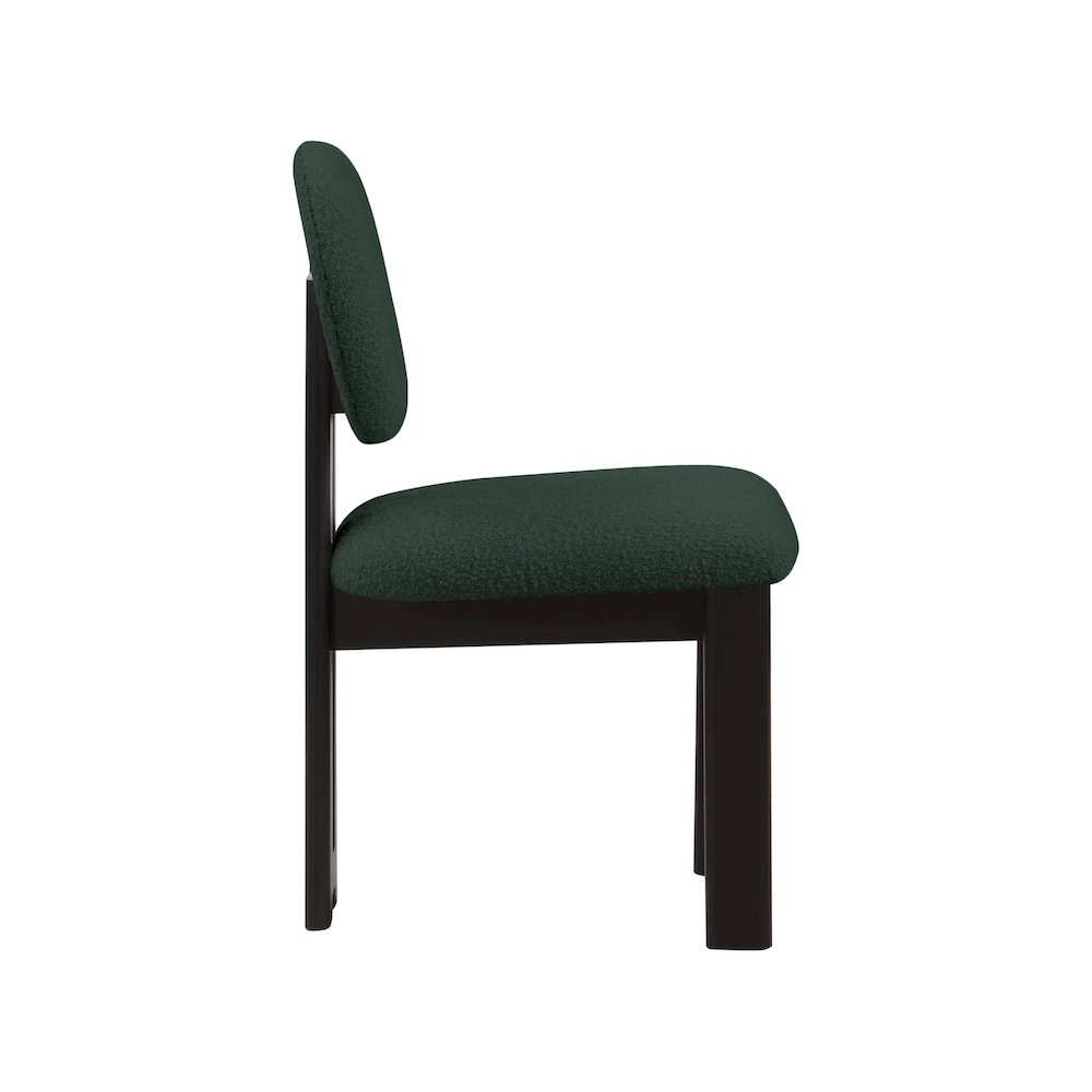 Napa Green Boucle Fabric Dining Chair, Set of 2