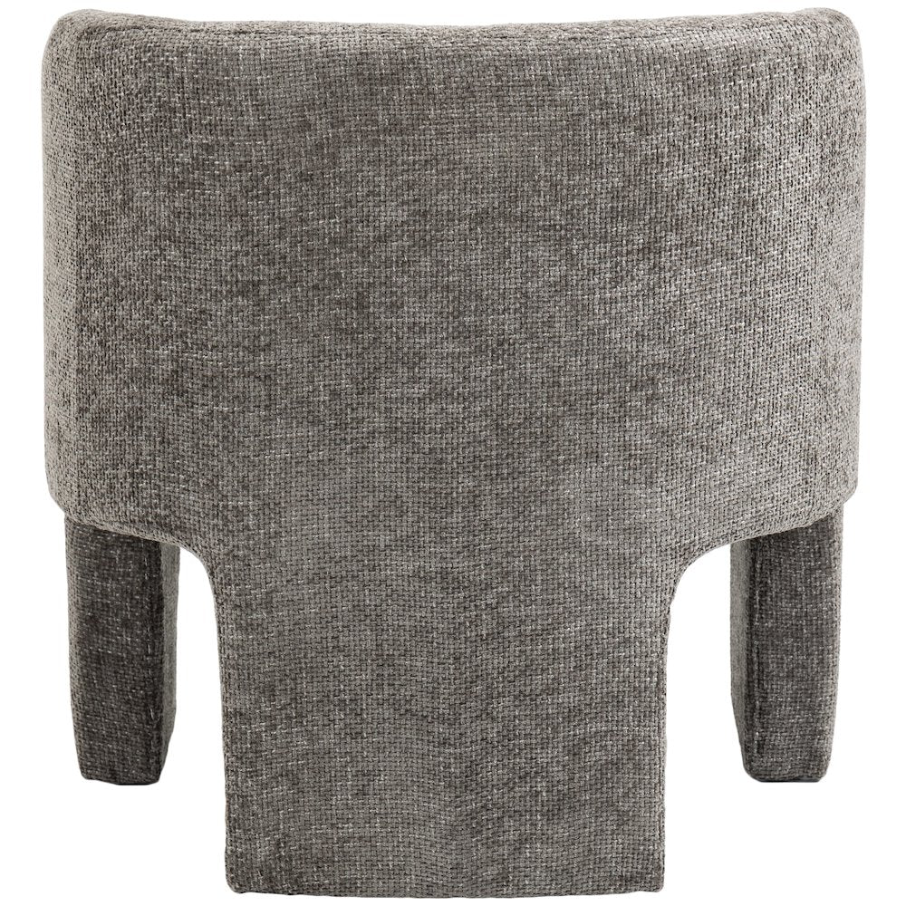 Sawyer Grey Chenille Fabric Accent Chair