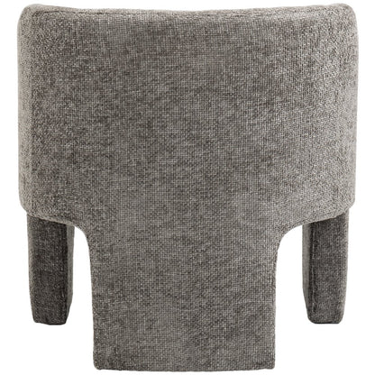 Sawyer Grey Chenille Fabric Accent Chair