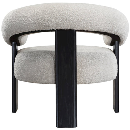 Winston Cream Boucle Fabric Accent Chair