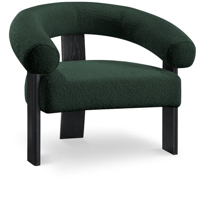 Winston Green Boucle Fabric Accent Chair