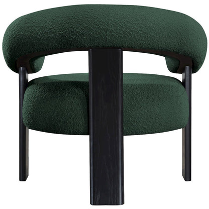 Winston Green Boucle Fabric Accent Chair