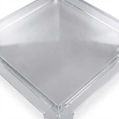 Contemporary Chrome Coffee Table with Modern Finish and Sturdy Design
