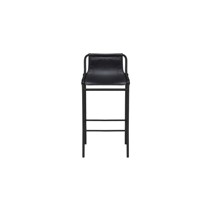 Dax Black Vegan Leather Counter Stool