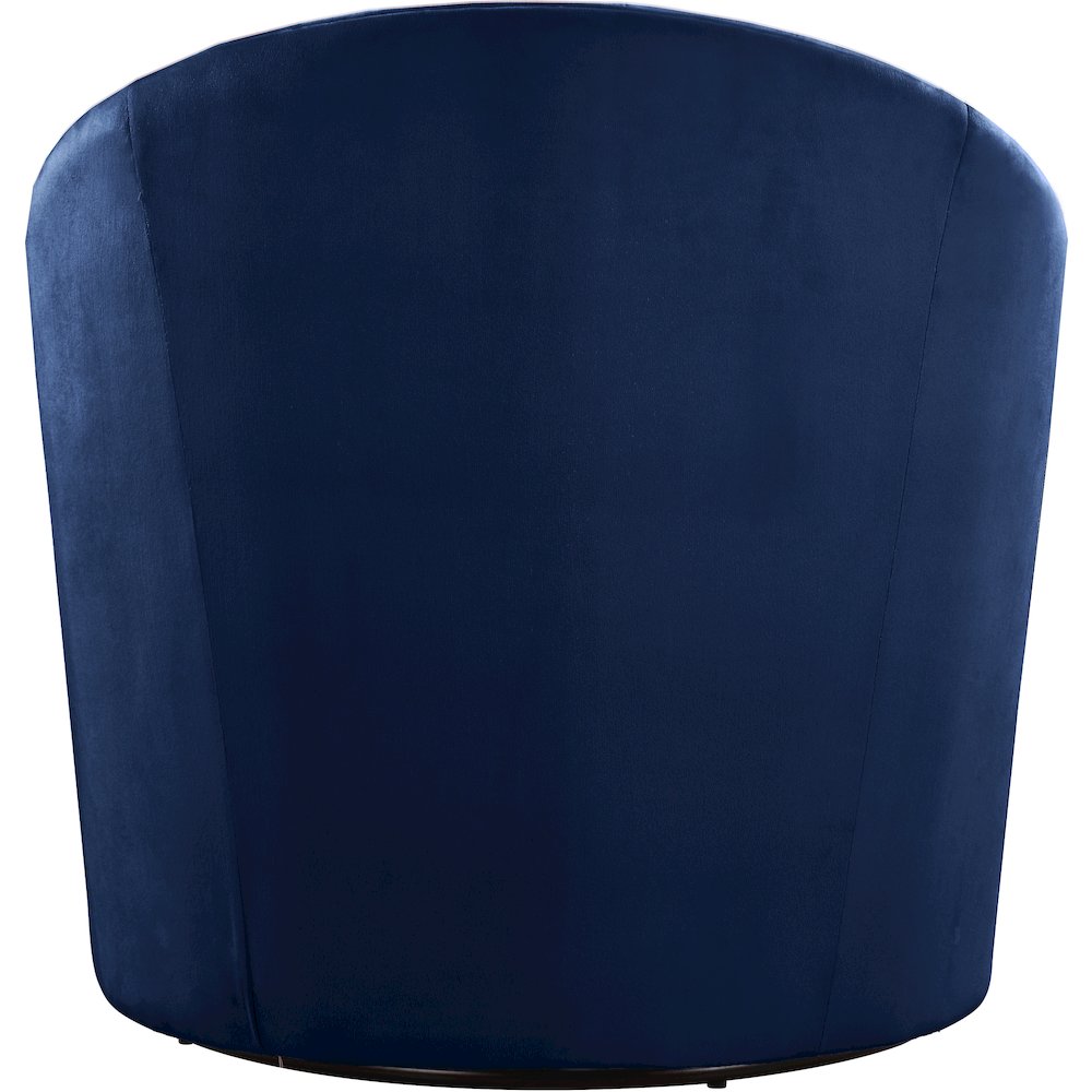 Alessio Navy Velvet Accent Chair