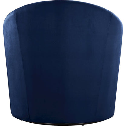 Alessio Navy Velvet Accent Chair