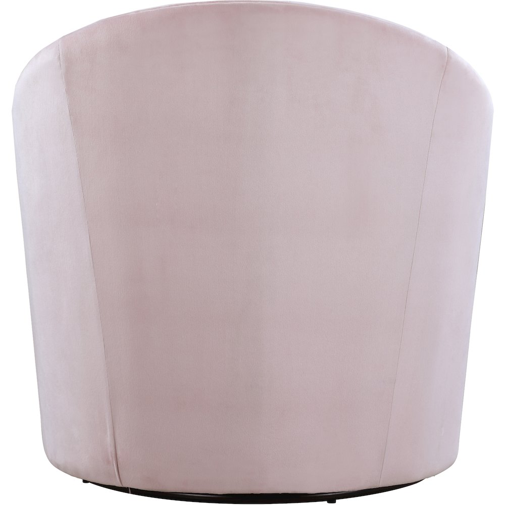 Alessio Pink Velvet Accent Chair