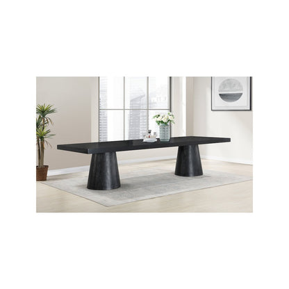 Tavolo Black Oak Veneer Dining Table