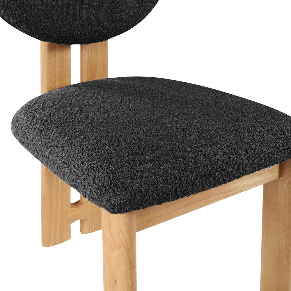 Napa Black Dining Chair, Set of 2