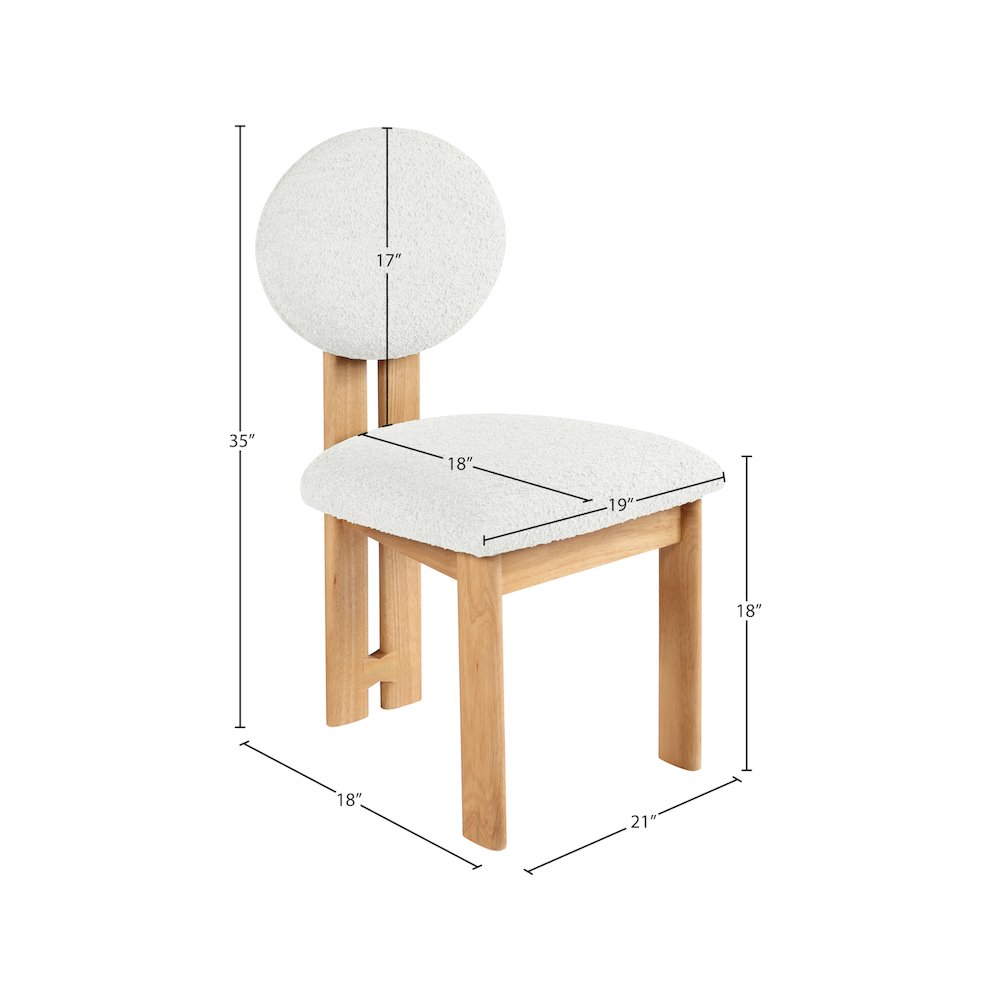 Napa Cream Dining Chair, Set of 2
