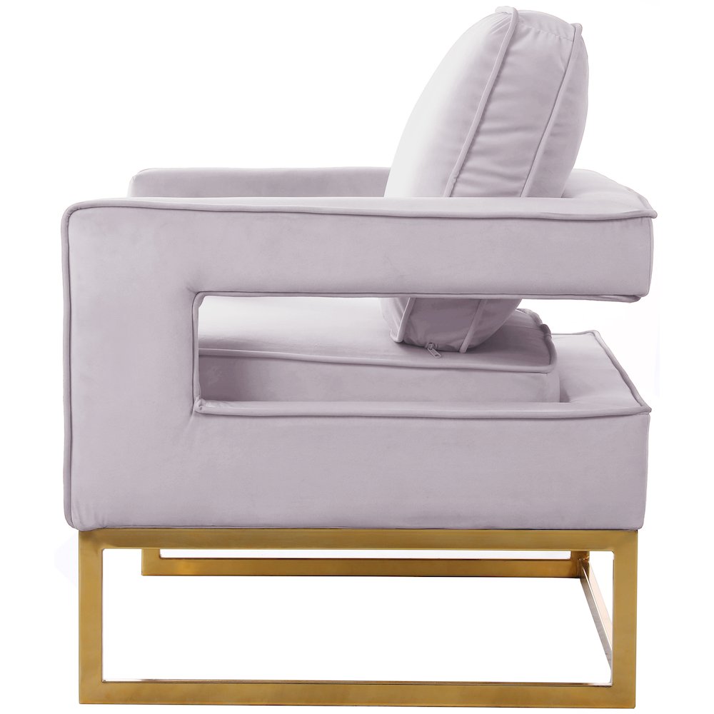 Noah Pink Velvet Accent Chair