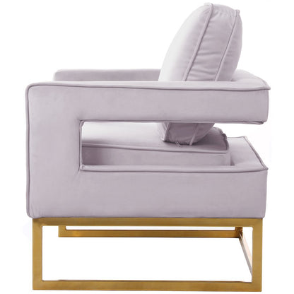 Noah Pink Velvet Accent Chair