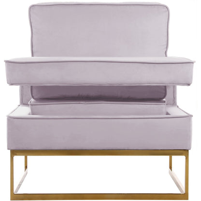 Noah Pink Velvet Accent Chair
