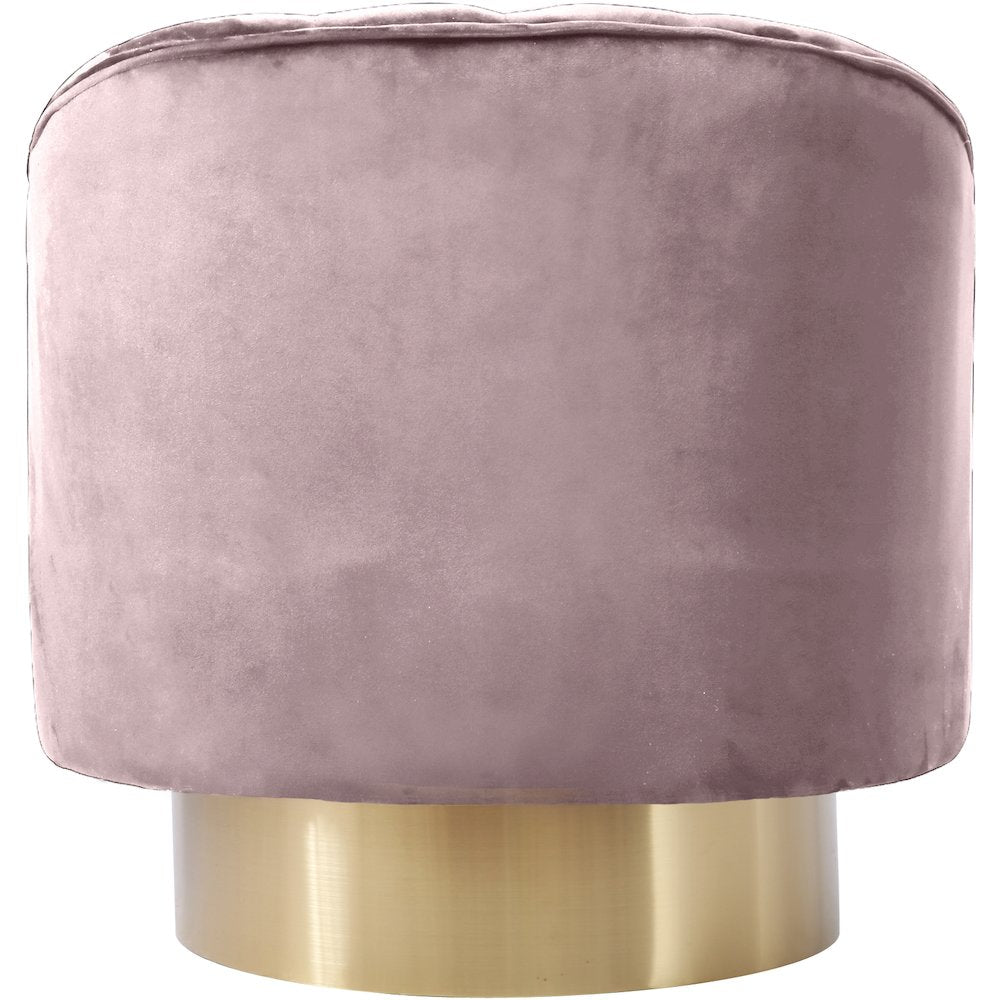 Farrah Pink Velvet Accent Chair