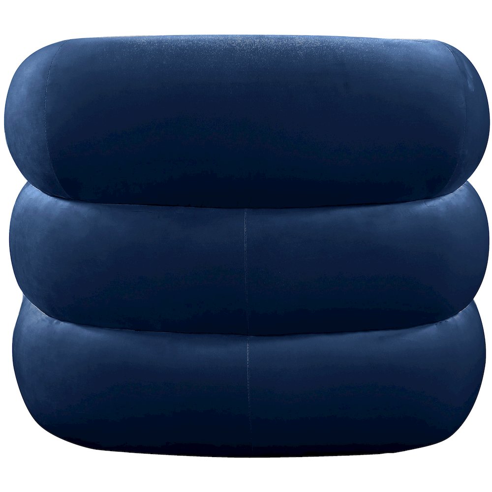 Roxbury Navy Velvet Accent Chair
