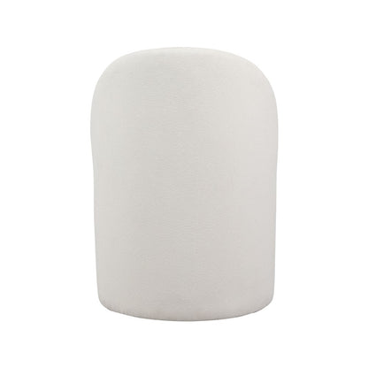 Hautely Cream Boucle Fabric Accent Chair