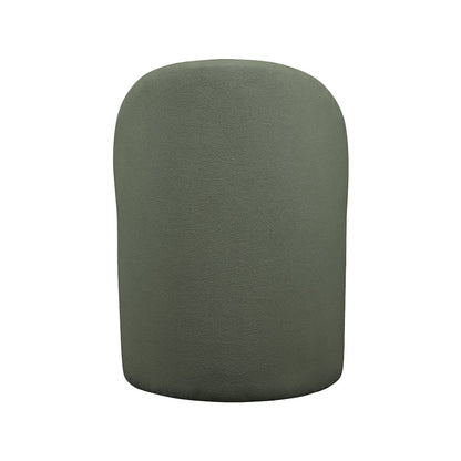 Hautely Green Boucle Fabric Accent Chair