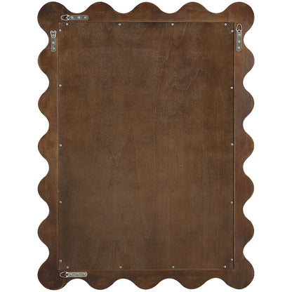 Vassa Brown Burl Veneer Mirror