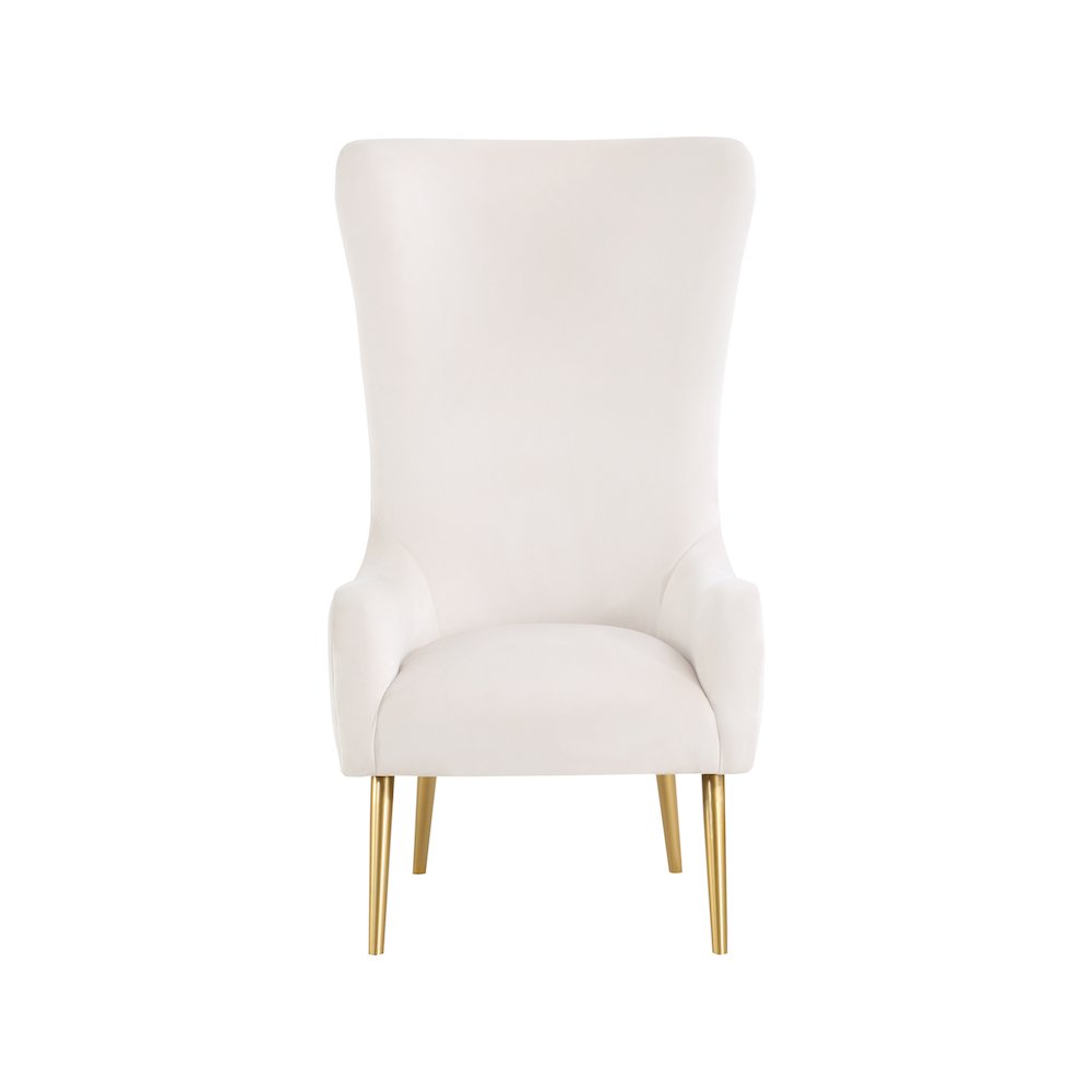 Alexander Cream Velvet Accent Chair