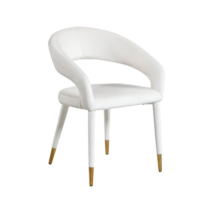 Destiny Cream Velvet Dining Chair