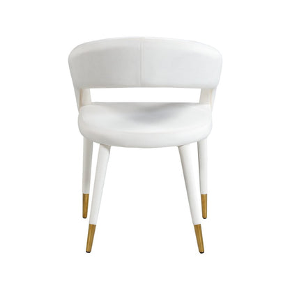 Destiny Cream Velvet Dining Chair