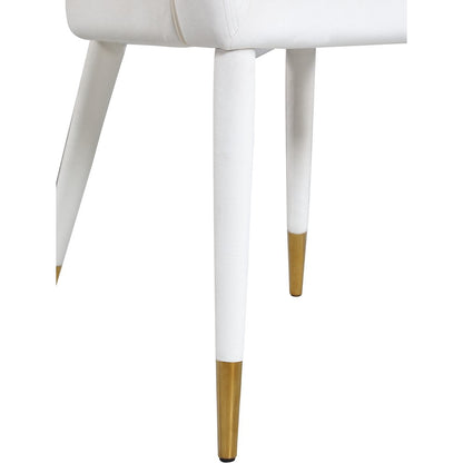 Destiny Cream Velvet Dining Chair