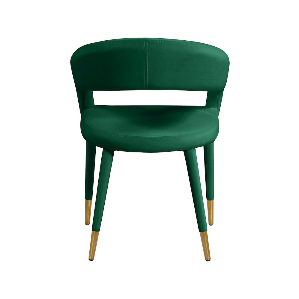 Destiny Green Velvet Dining Chair