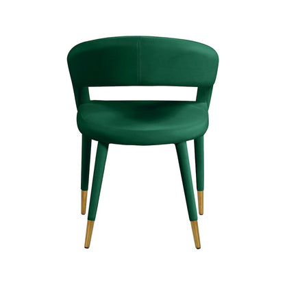 Destiny Green Velvet Dining Chair