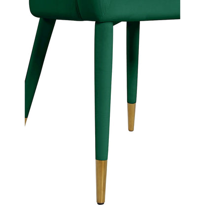 Destiny Green Velvet Dining Chair