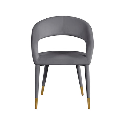 Destiny Grey Velvet Dining Chair